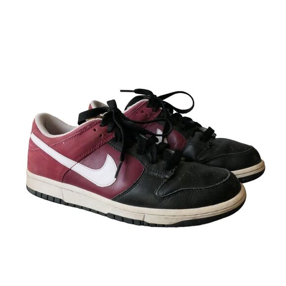 Nike Other - Nike Dunk Low 2007 Mens Sz 8.5 Deep Red Black EUC 1009 18766